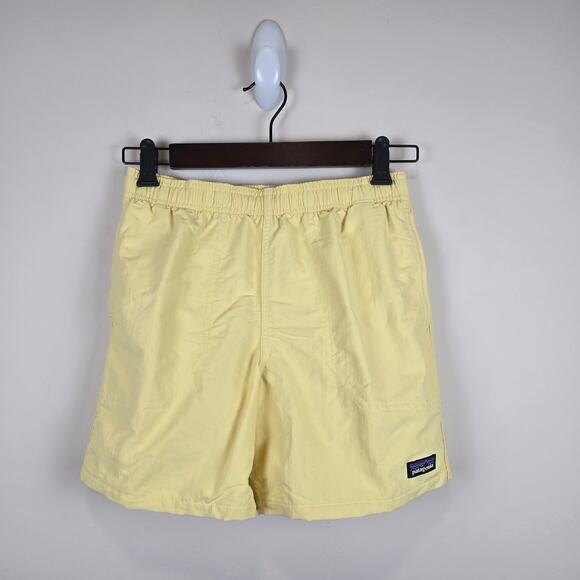 Patagonia Other - Patagonia Kids Size L/12 Baggies Shorts 5" Inseam Lined Milled Yellow 67036